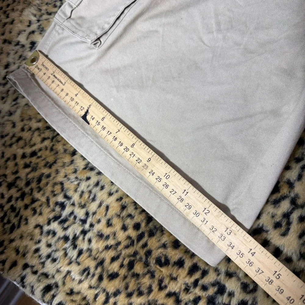 Most Official Seven M7 Baggy Beige Cargo Shorts Mens 34 Y2K Skater Streetwear